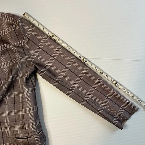 Blank NYC via Anthropologie Plaid Longline  Duster Coat - Picture 9 of 11